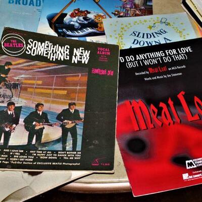 Nice selection of vintage sheet music.