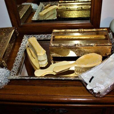 Vintage Brass tissue holders