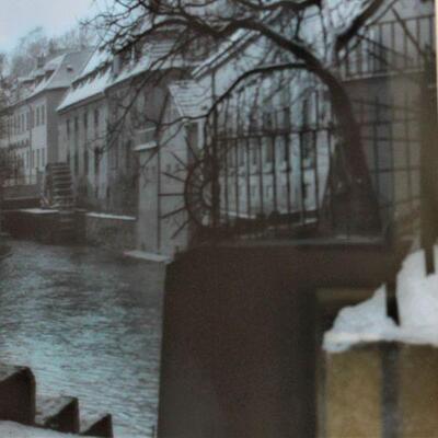 Signed photographic artwork.