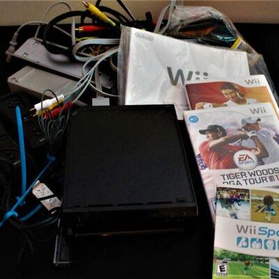 Wii Console with games (sold separately).