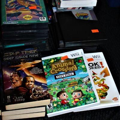 Games and books and books and games.