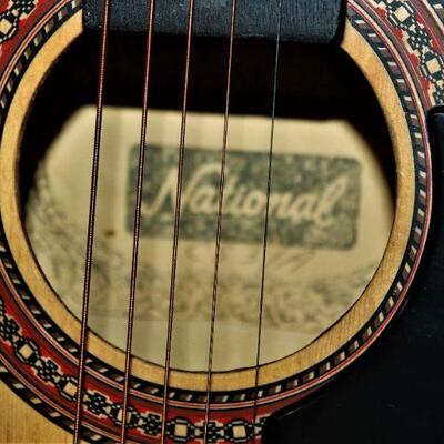 Vintage National guitar.
