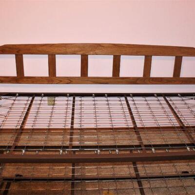 Trundle bed is perfect for company visits.