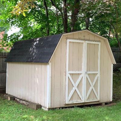 8 x 10 Shed, clean inside, has some rot on on one side, easily replaced.
