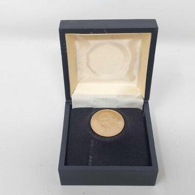 
#1720 • .500 Gold George Washington Coin, 2.4g