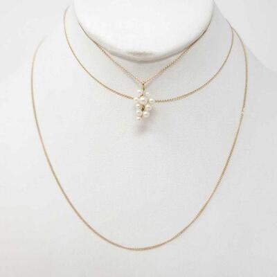 #1160 â€¢ 14k Gold Chains, 7.1g