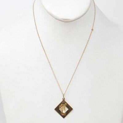 #1210 â€¢ 14k Gold Necklace, 4.6g