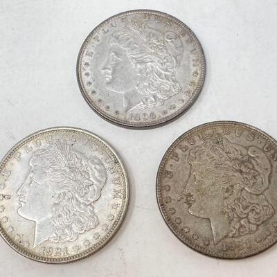 #1780 • 1889, 1890 Morgan Silver Dollars