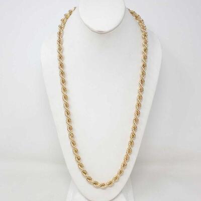 #1140 â€¢ 14k Gold Chain, 77.2g