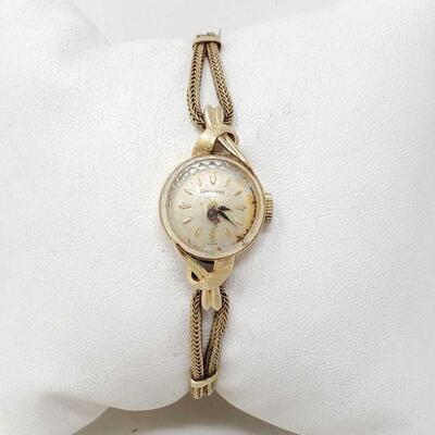 #1102 â€¢ 14k Gold Vintage Watch, 11.1g