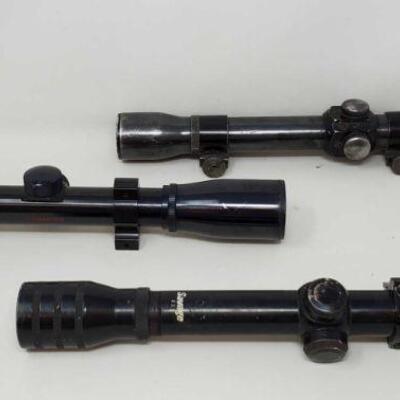 #960 â€¢ 3 Rifle Scopes
