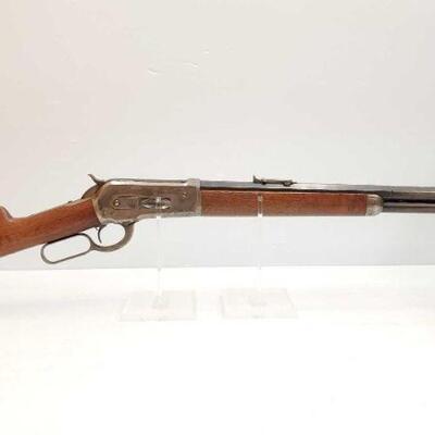 #614 â€¢ Winchester 1886 .40-82 Lever Action Rifle. Barrel Serial Number: 80796
Barrel Length: 23