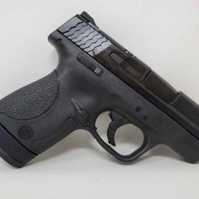 #420 â€¢ Smith & Wesson M&P 9 Shield 9mm Semi-Auto Pistol - CA OK
 SERIAL NO JHE4075 BARREL LENTH 3" Barrel Length: 3"...