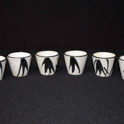 Japanese Sake Cup Set of 6