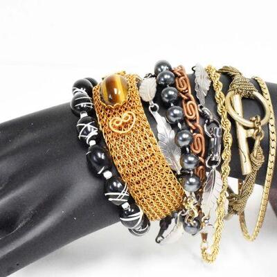 9 Various Costume Bracelets