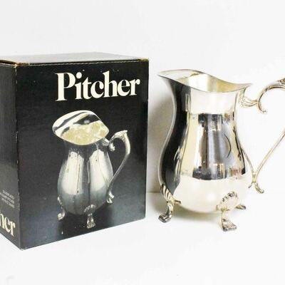 Silverplated Pitcher by Leonard Silver Mfg