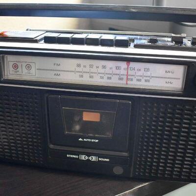 Sears Portable AM - FM Stereo Cassette Recorder