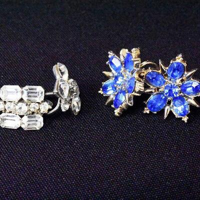 2 Pair Vintage Screwback Earrings Coro & More