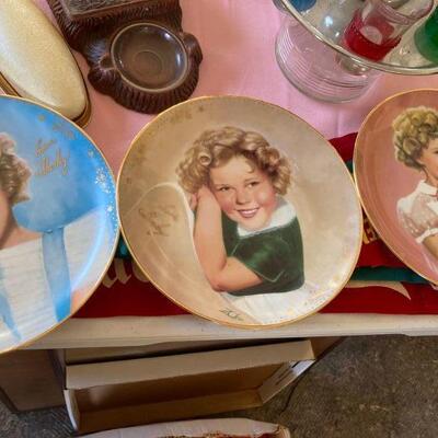 Shirley Temple plates and mugs