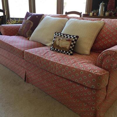 Pink couch 