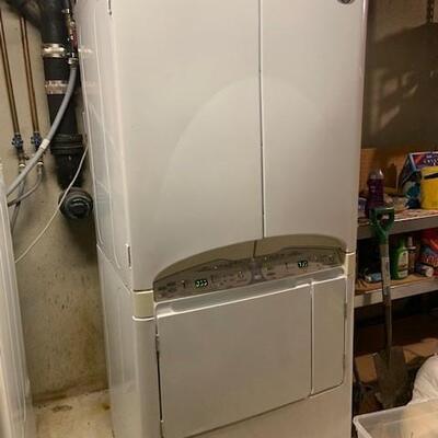 Maytag drying center. Front loader dryer on the bottom and steam cleaning option above. FREE 
