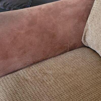 Sectional sofa detail