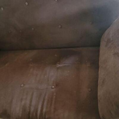 Brown pull out sofa bed