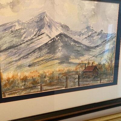 Watercolor, Teton Village