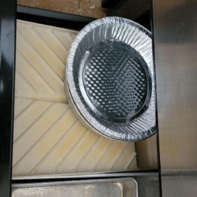 Pie tins and baking sheets