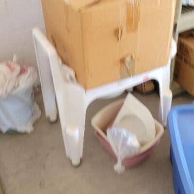 Shower chair and miscellaneous box