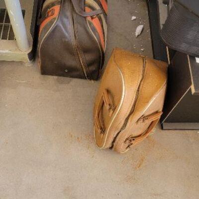 Leather bowling bags