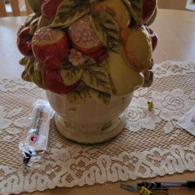 Ceramic fruit arrangement