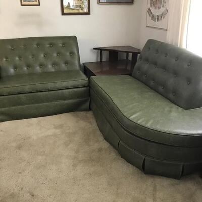 2 piece naugahyde sectional sofa $499 SOLD
left with arm is 45