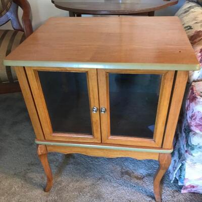 cabinet end table $38