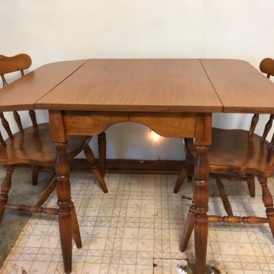  kitchen table and 2 chairs $99
41 X 30 X 29 1/2