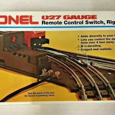 https://www.ebay.com/itm/114855491366	OR8006 VINTAGE LIONEL REMOTE CONTROL SWITCH, RIGHT HAND NEW IN BOX		Auction
