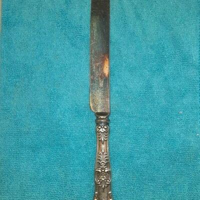 https://www.ebay.com/itm/124776555928	ME3091 USED TIFFANY & CO. STERLING SILVER BLUNT TABLE KNIFE KING PATTERN		Auction
