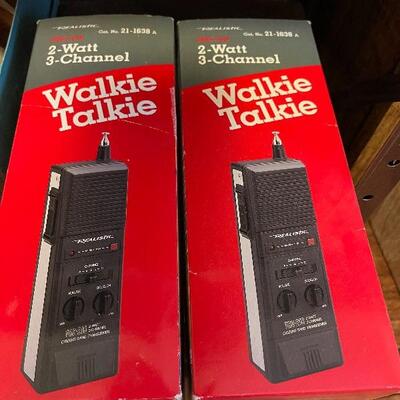 walkie talkies 