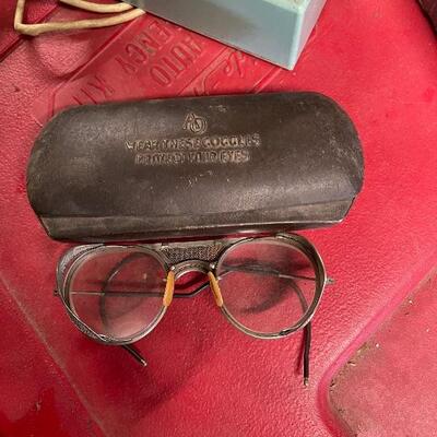 AO antique goggles