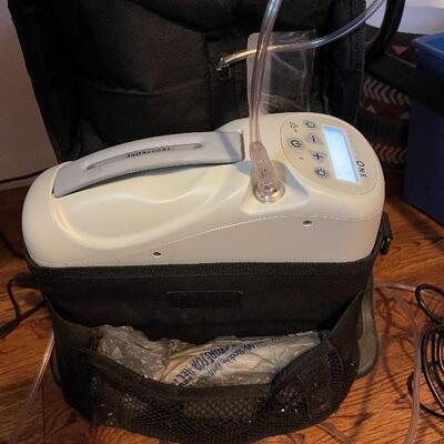 Inogen One G2 oxygen with bag, accessories total of 3 batteries 