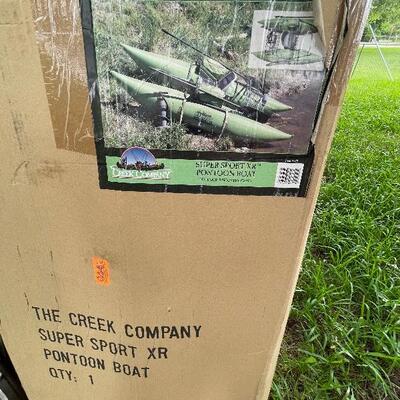 creek company super sport pontoon boat