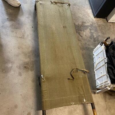 WWII stretcher or can use as a cot