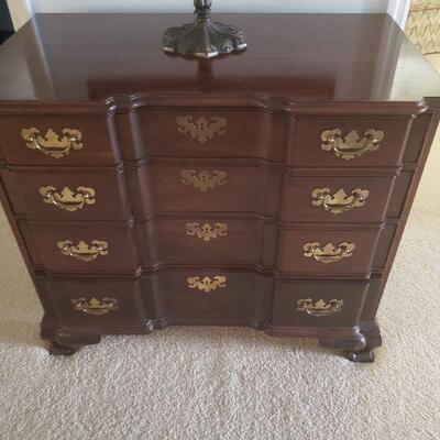 solid wood cherry finish chest or other cabinet