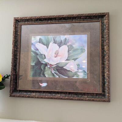 Large Framed Magnolia Print
