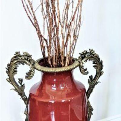 Dominic Red porcelain vase (24