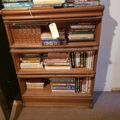 #1346 â€¢ Wooden Book Case approx 34