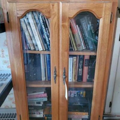 1156	

Wooden Book Case, Books, And VHS's
Book Case Measures Approx: 29.5