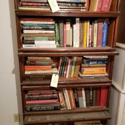 1320	

5 Selves of Books
Subjects include history, art, dictionarys, philosophy, and more. Book case not included