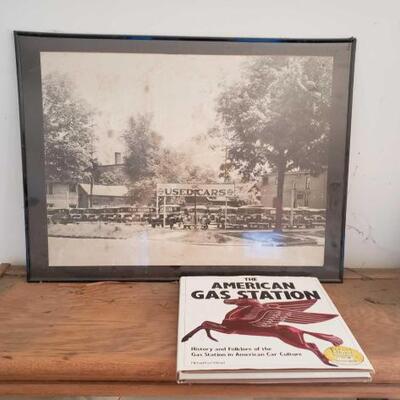 1034	

Framed Print And The American Gas Station Book
Framed Print And The American Gas Station Book. Art Measures Approx: 24