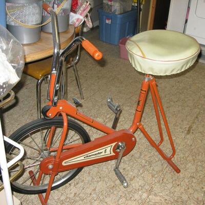 Vintage exercise bike